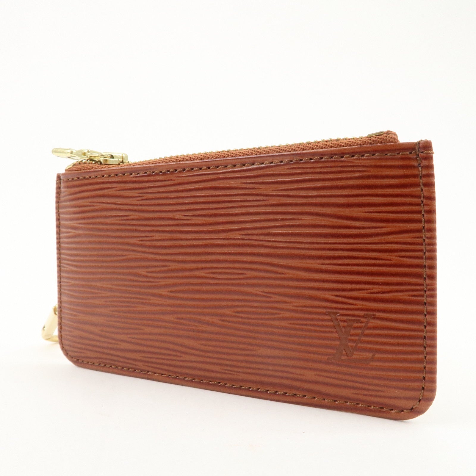 Louis Vuitton Epi Pochette Cles Coin Case Kenya Brown M63803
