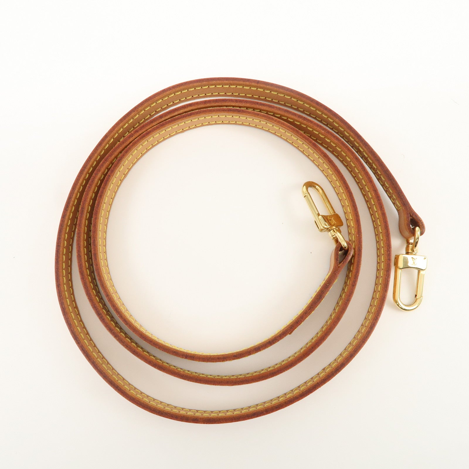 Louis Vuitton Nume Leather Shoulder Strap 120cm Natural J00145