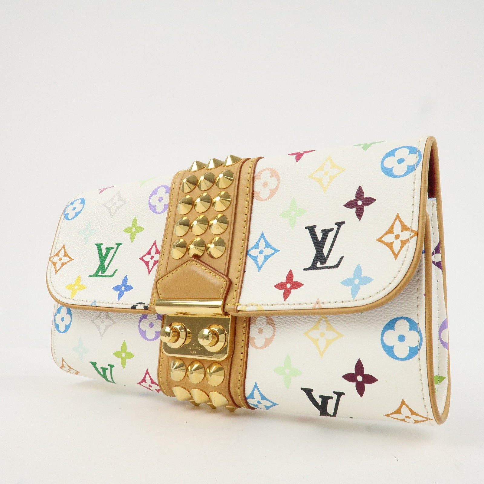Louis Vuitton Monogram Multicolor Pochette Courtney Clutch M45639