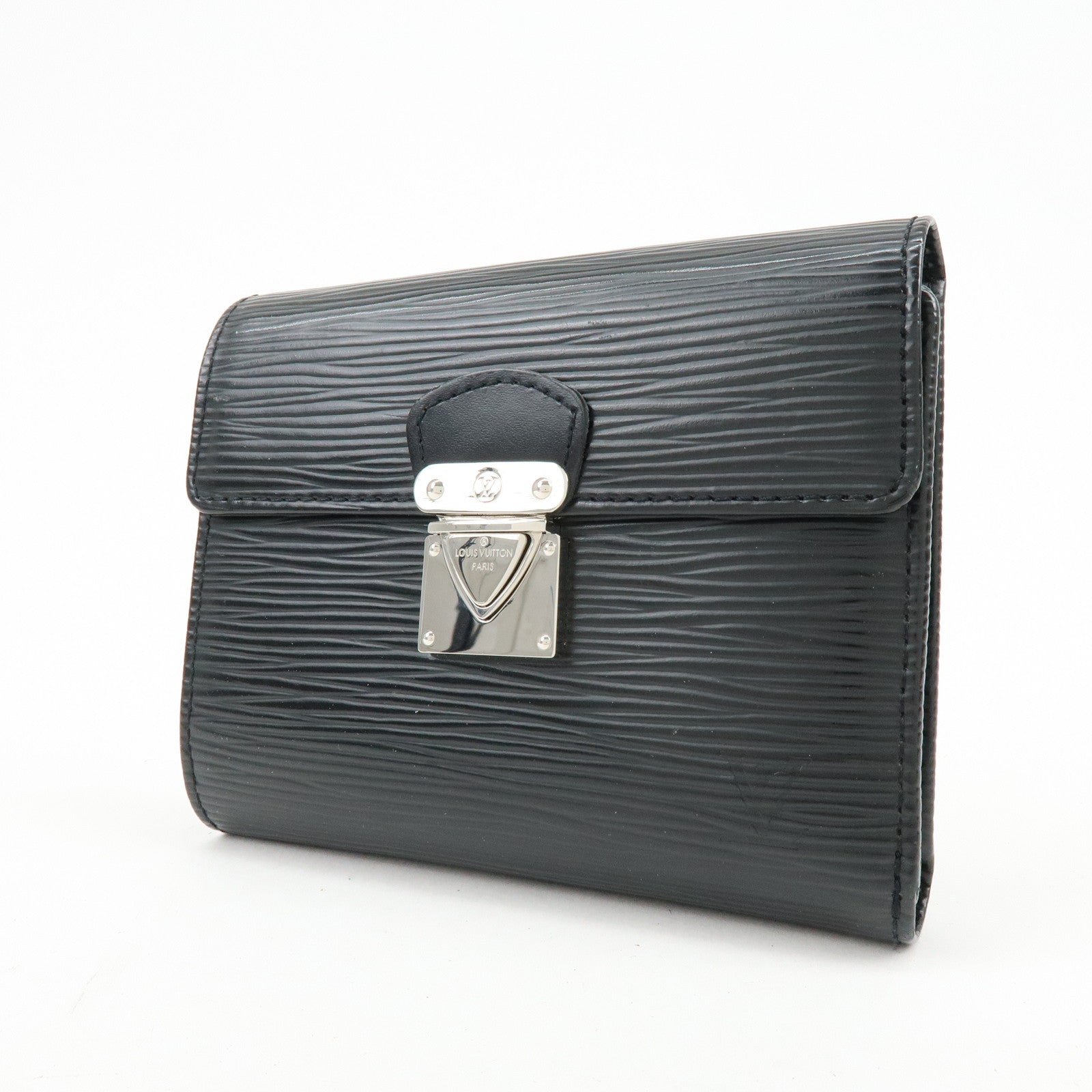 Louis Vuitton Epi Portefeuille Koala Compact Wallet Noir M58012