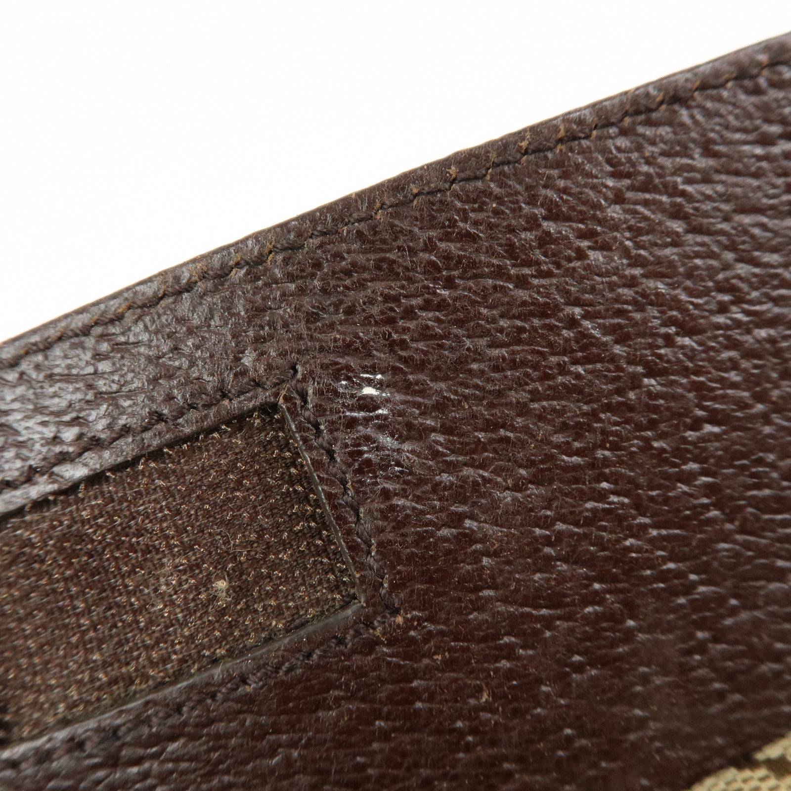 GUCCI GG Canvas Leather Waist Bag Crossbody Bag Beige Brown 28566
