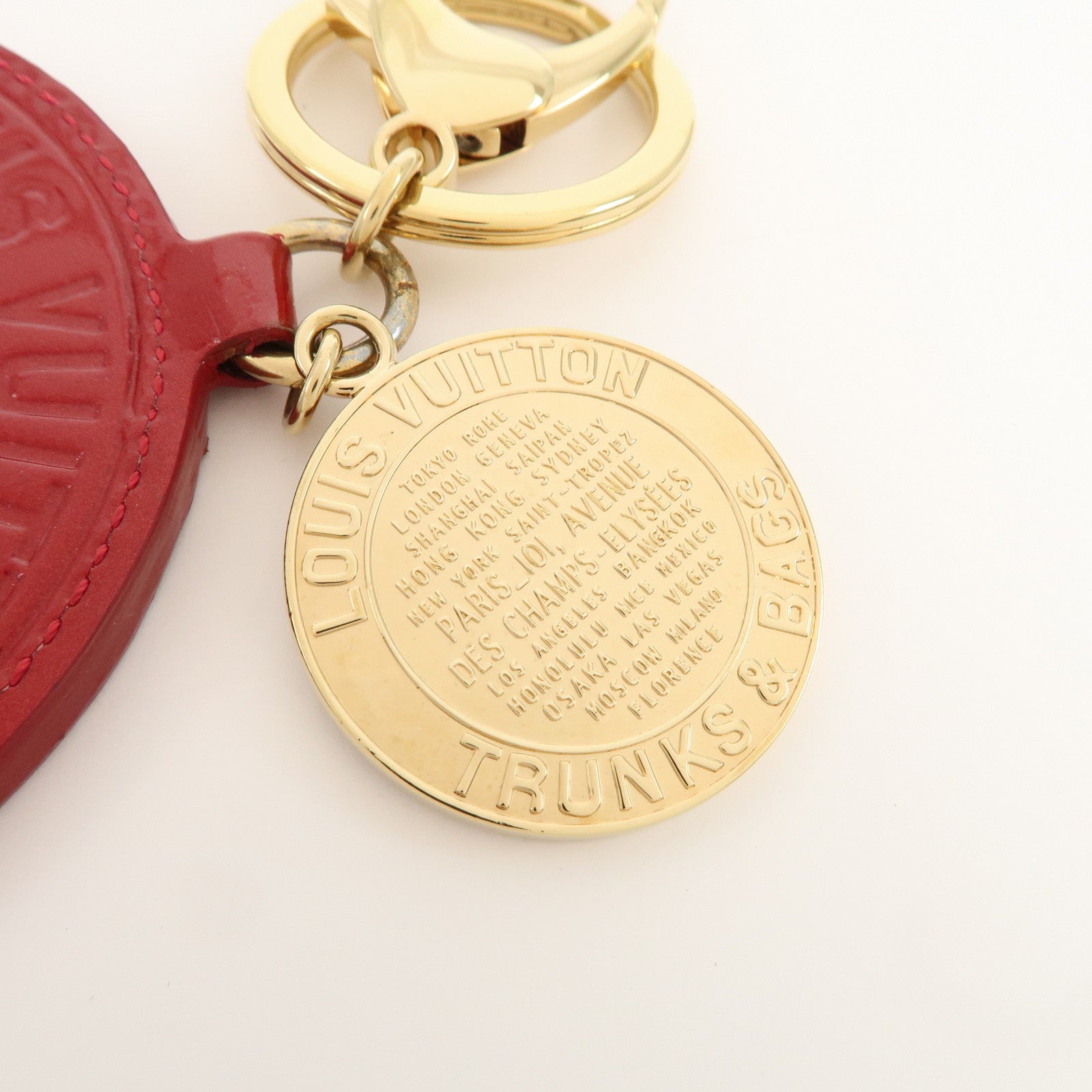 Louis Vuitton Vernis Porte Cles Ron T&B Bag Charm Key Charm M93605