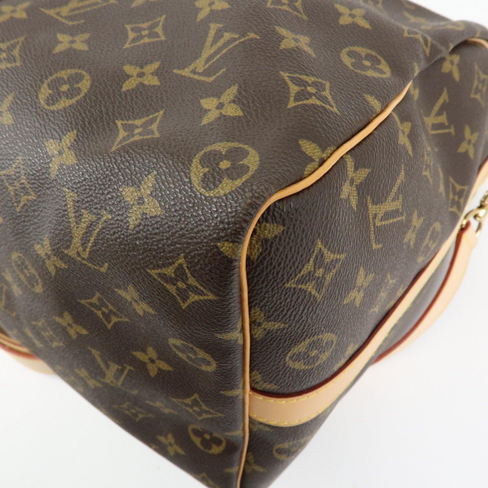 Louis Vuitton Monogram Keep All Bandouliere 50 Boston Bag M41416