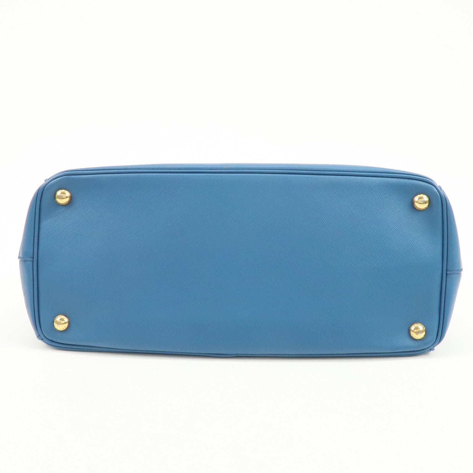 PRADA Galleria Saffiano Leather 2Way Bag Hand Bag Blue BN2274
