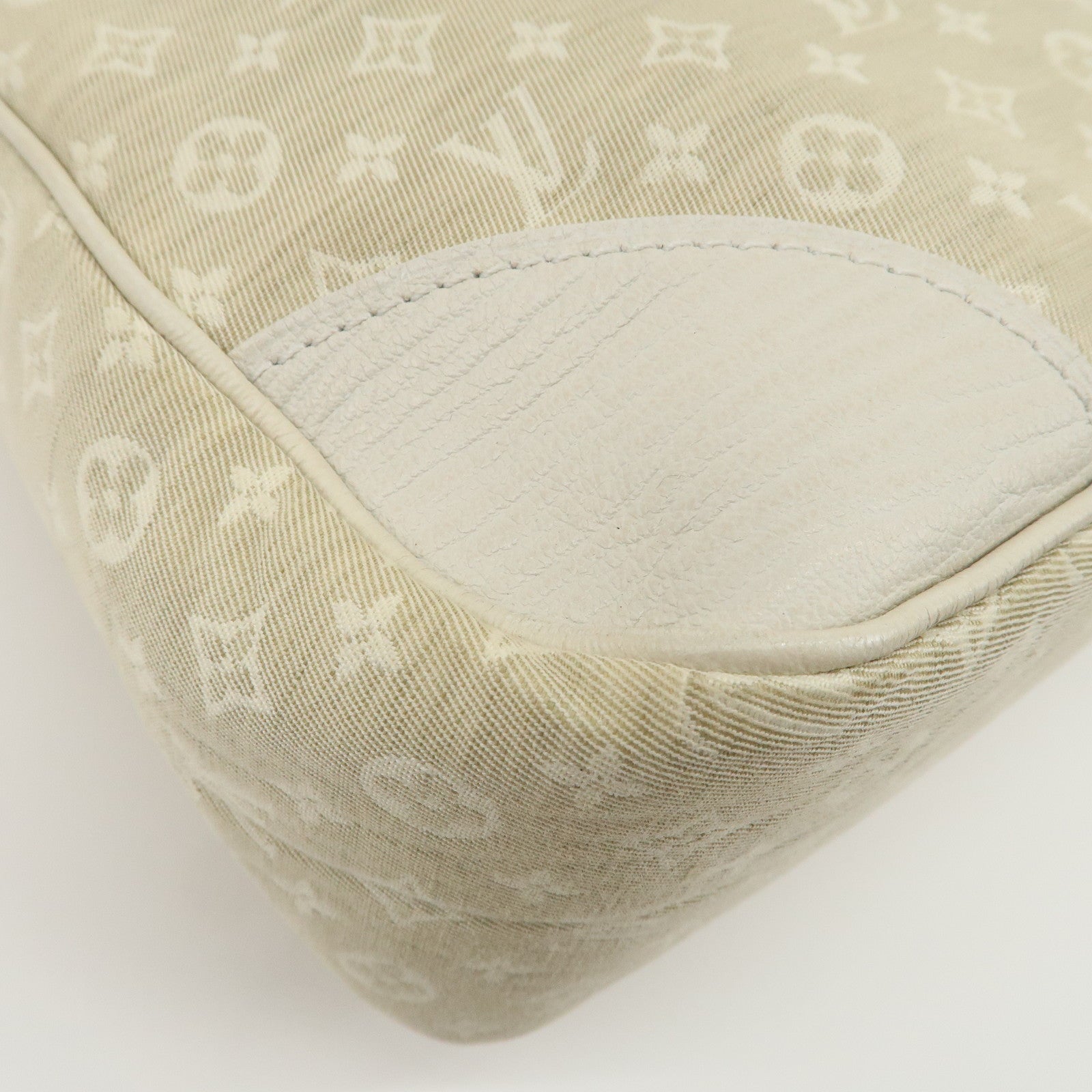 Louis Vuitton Monogram Mini Lin Boulogne Hand Bag Dune M95317