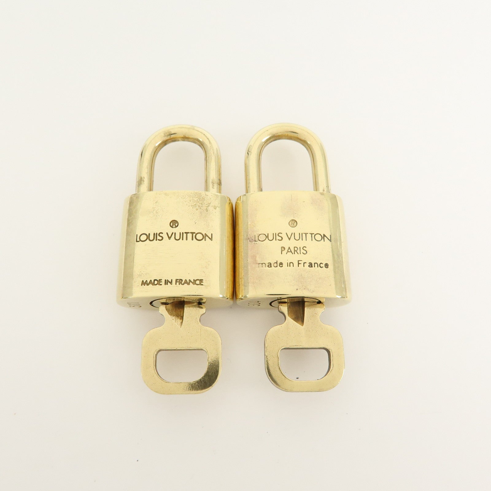 Louis Vuitton 南京錠 10個セット ゴールド Louis Vuitton Set of 10 Lock & Key Cadena Key Lock Gold