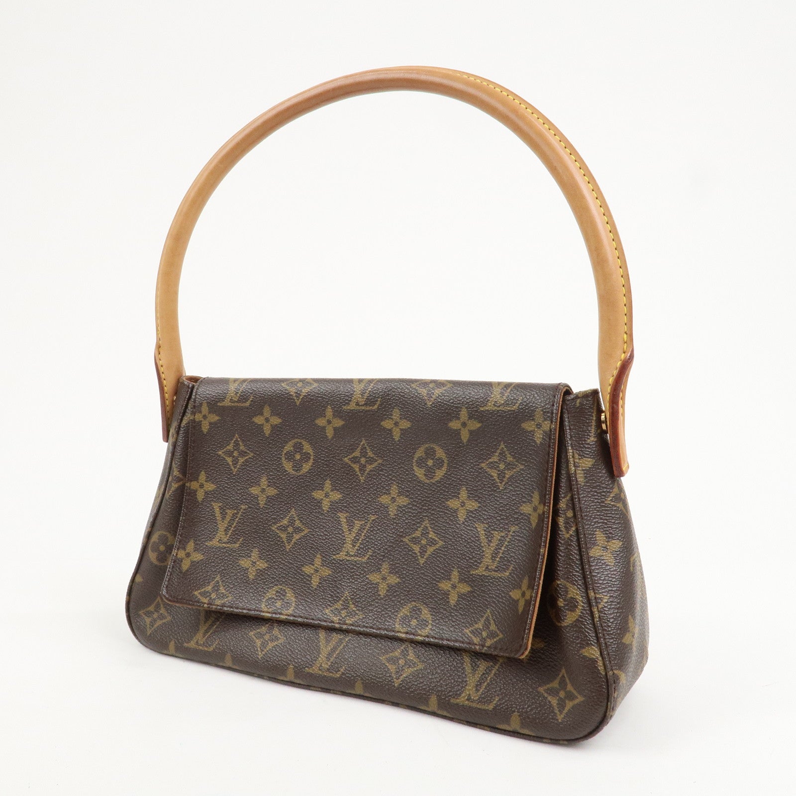Louis Vuitton Monogram Mini Looping Shoulder Bag Brown M51147