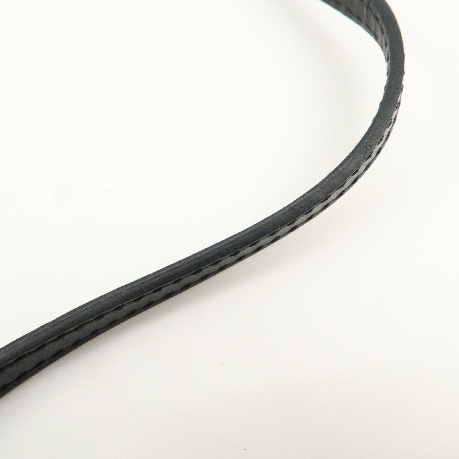 FENDI Zucchino Canvas Leather Shoulder Bag Beige Black 8BR312