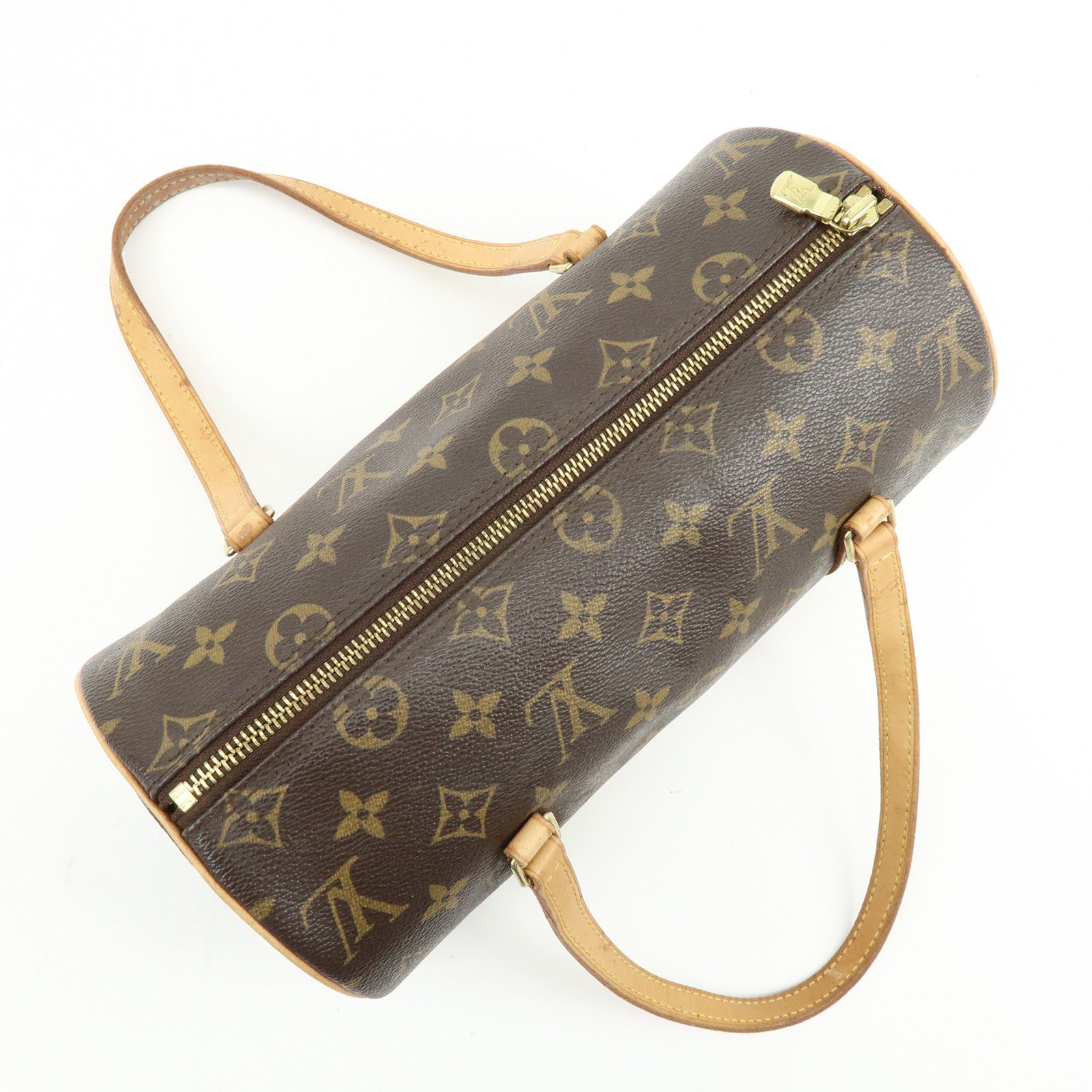 Louis Vuitton Monogram Papillon 26 Hand Bag Brown M51386