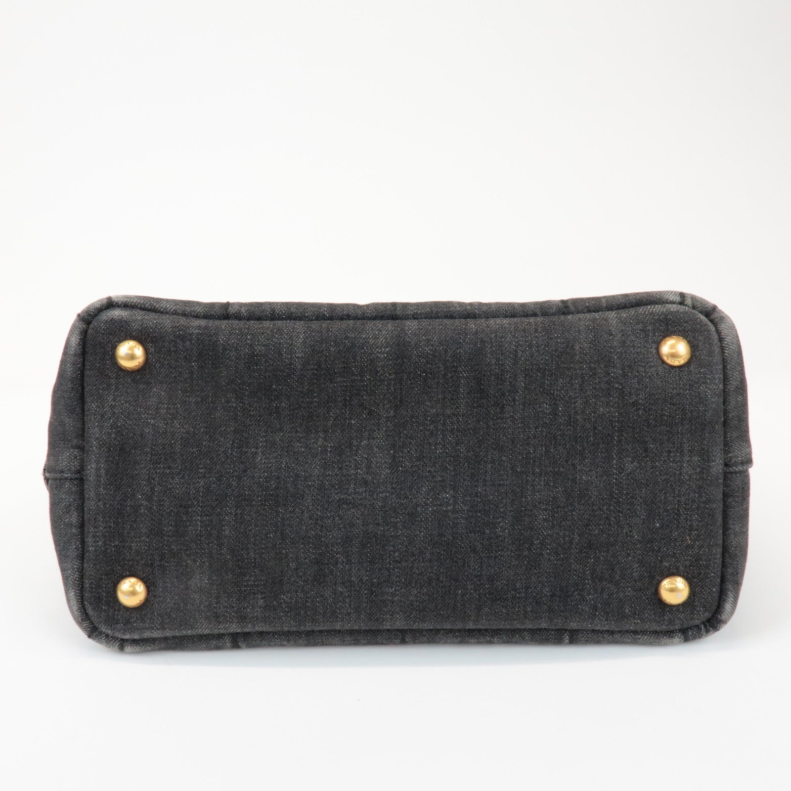 PRADA Canapa Mini 2Way Bag Hand Shoulder Bag Black B2439G