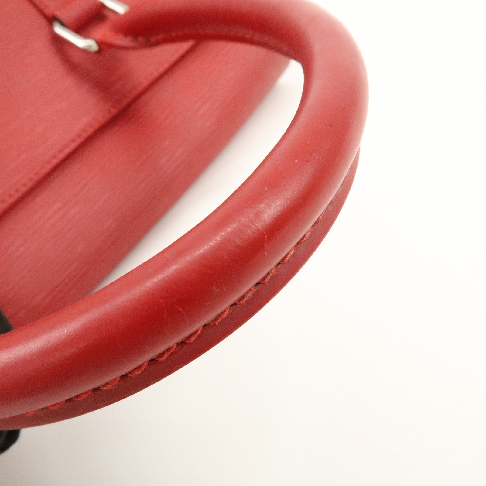 Louis Vuitton Epi Leather Segur PM Hand Bag Rouge M5882E