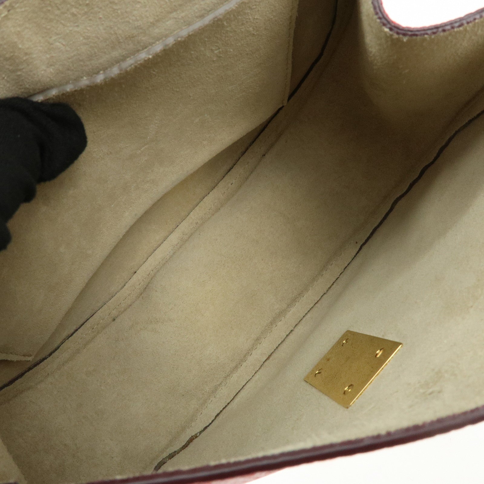 Chloe Drew Leather Chain Shoulder Bag Crossbody Bag Red