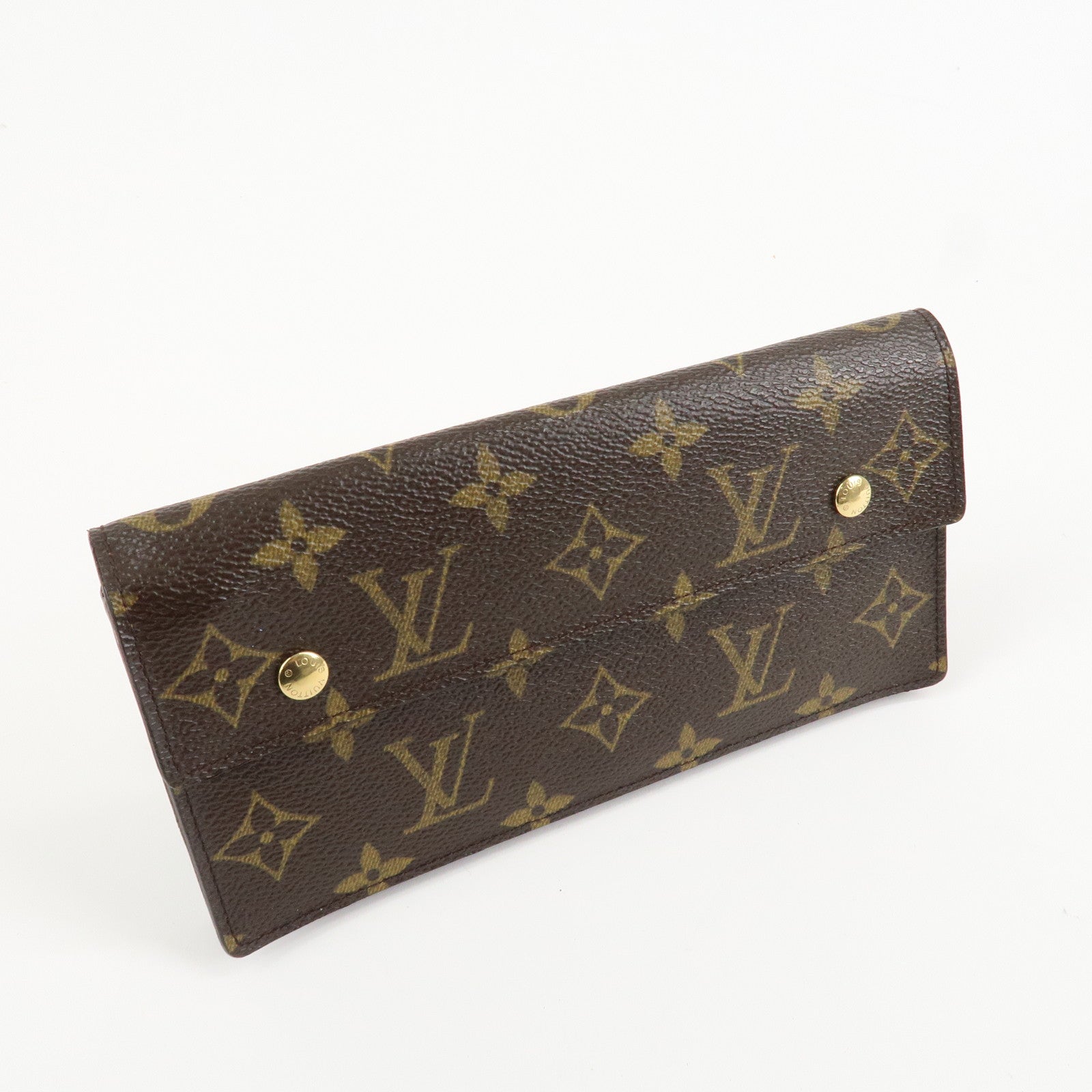 Louis Vuitton Monogram Portefeuille Accordeon Long Wallet M58008 Used