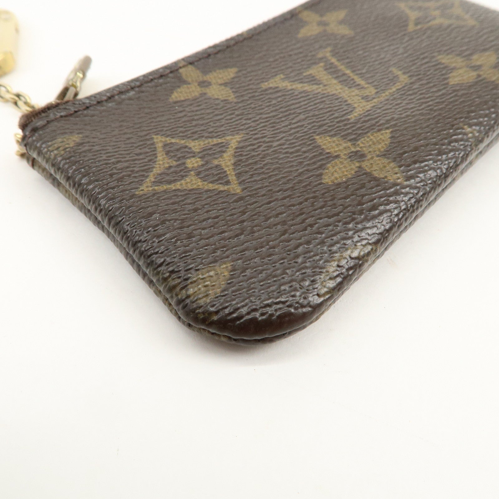 Louis Vuitton Monogram Pochette Cles Coin Case Key Case M62650