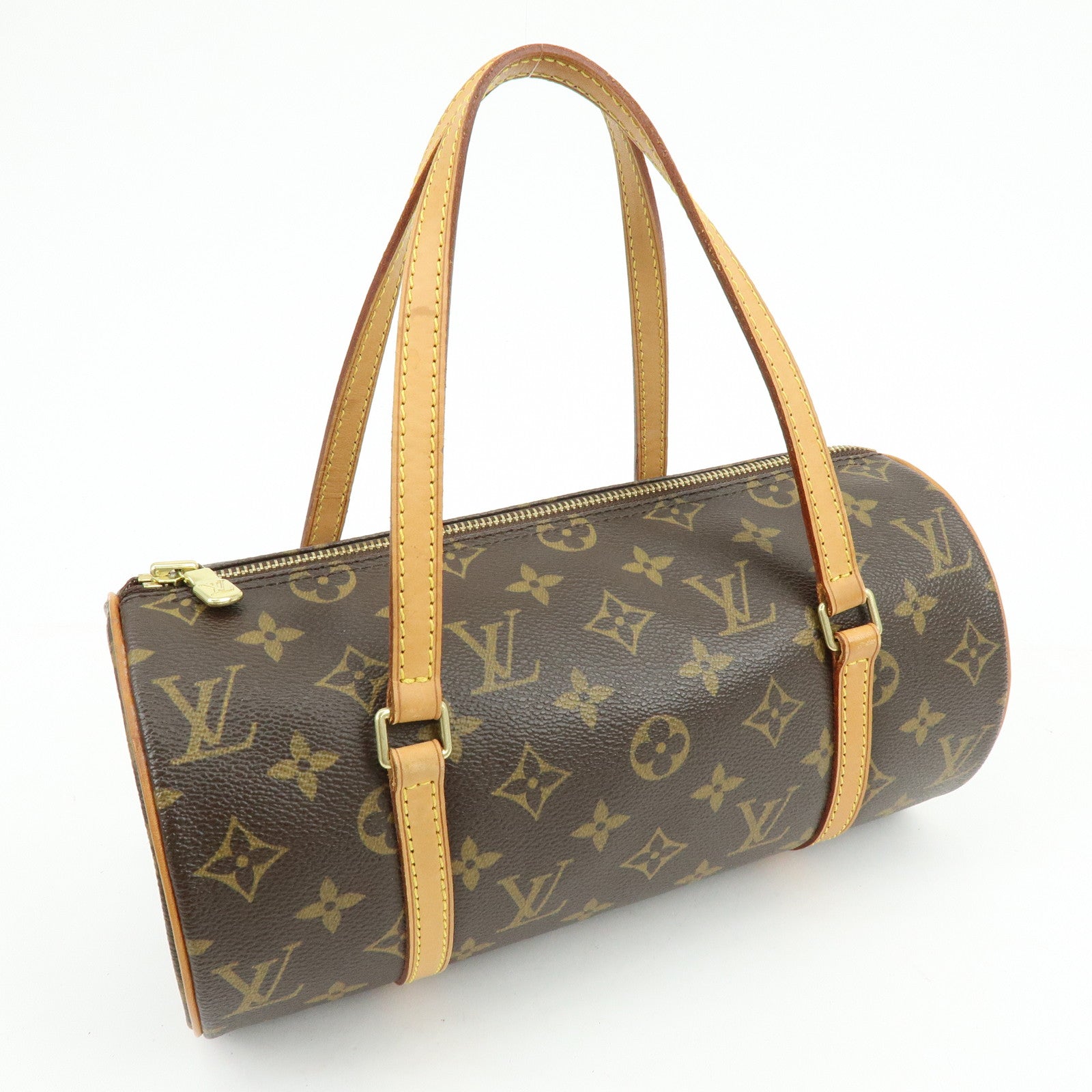 Louis Vuitton Monogram Papillon 26 Canvas Hand Bag Brown M51386