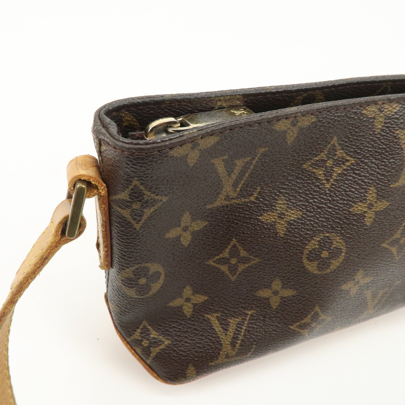 Louis Vuitton Monogram Trotteur Shoulder Bag Brown M51240