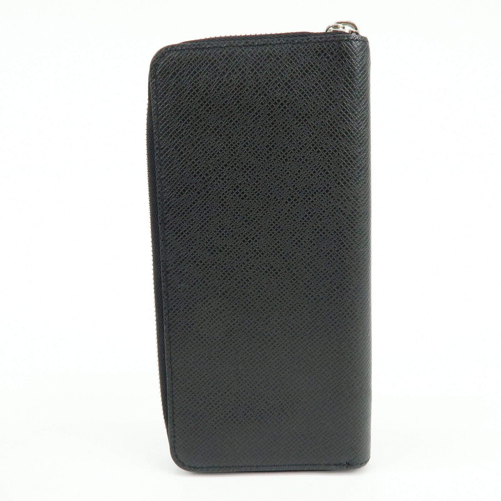 Louis Vuitton Taiga Vertical Round Zippy Wallet Ardoise M30503