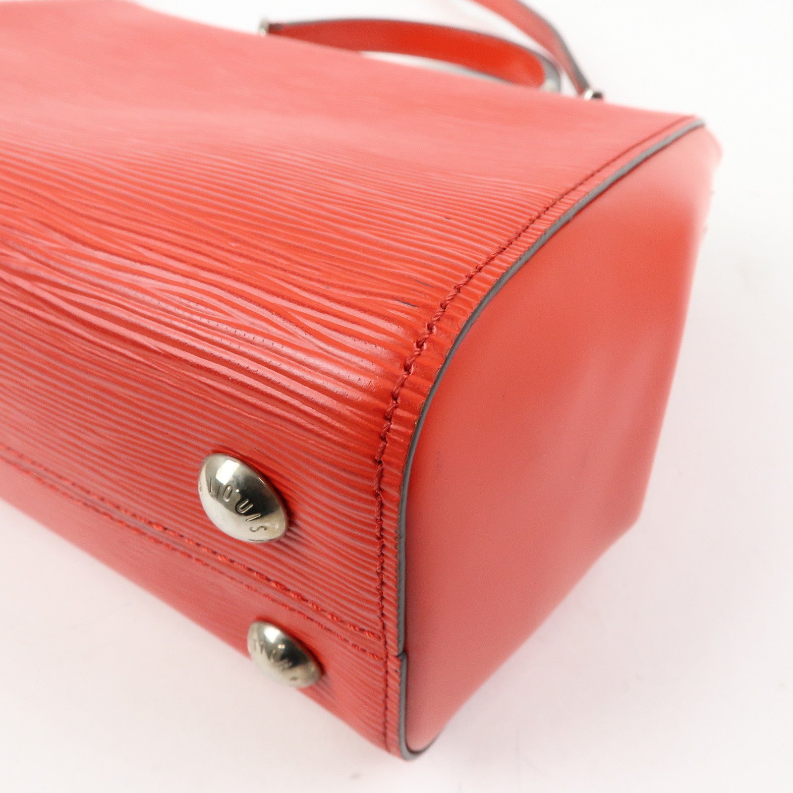 Louis Vuitton Epi Cluny BB Hand Bag Shoulder Bag Coquelicot M41337