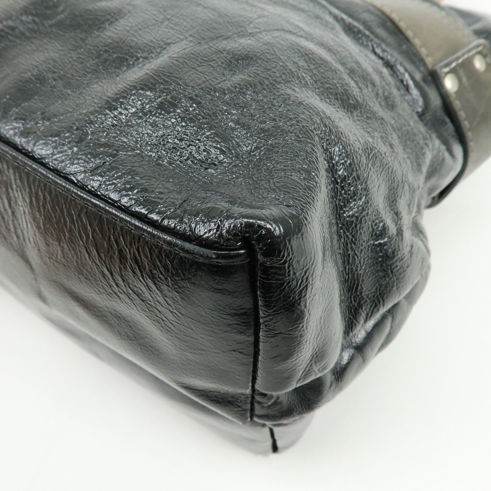 Chloe See By Chloe Day Tripper Patent Leather Tote Bag Black