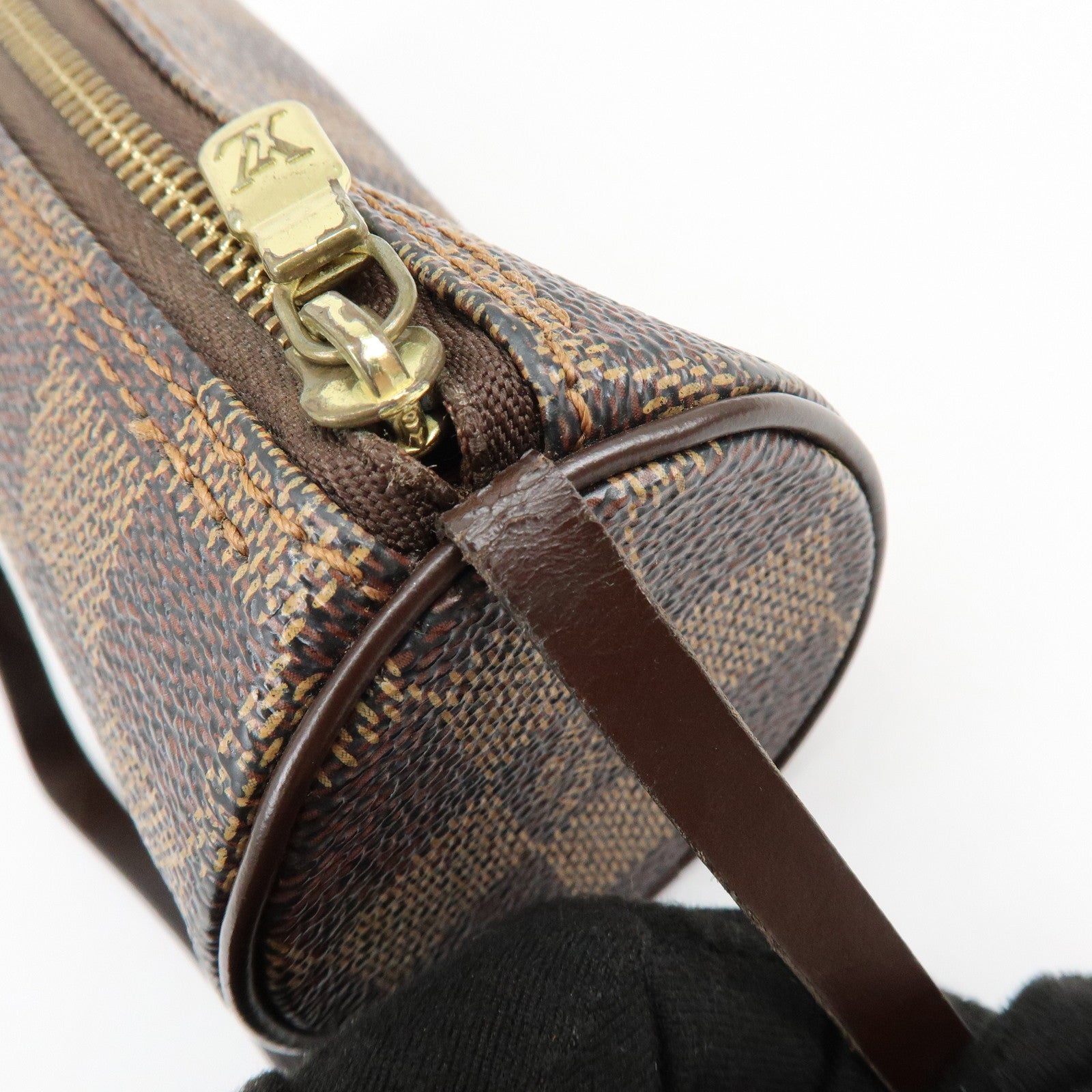 Louis Vuitton Damier Mini Pouch for Papillon Bag Brown