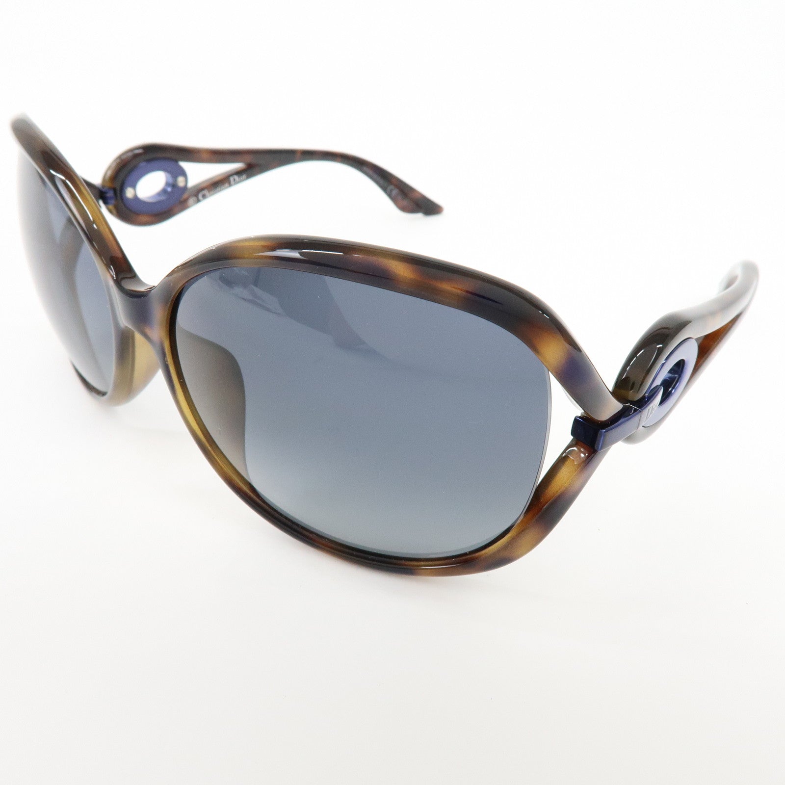 Christian Dior Plastic Sunglasses 62□15 120 Brown NB7HD