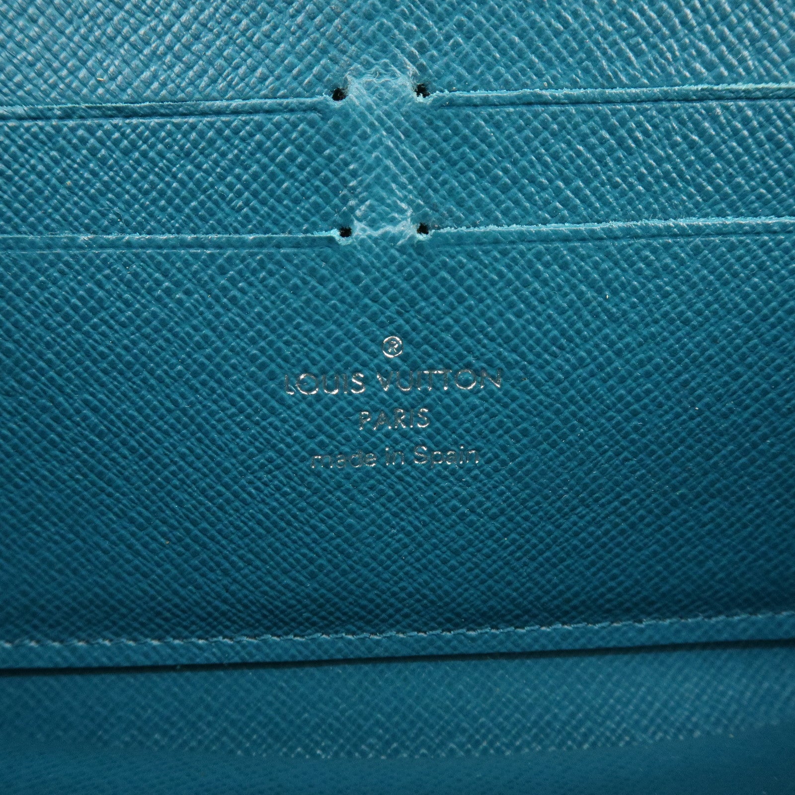 Louis Vuitton Epi Leather Zippy Long Wallet Cyan M60311