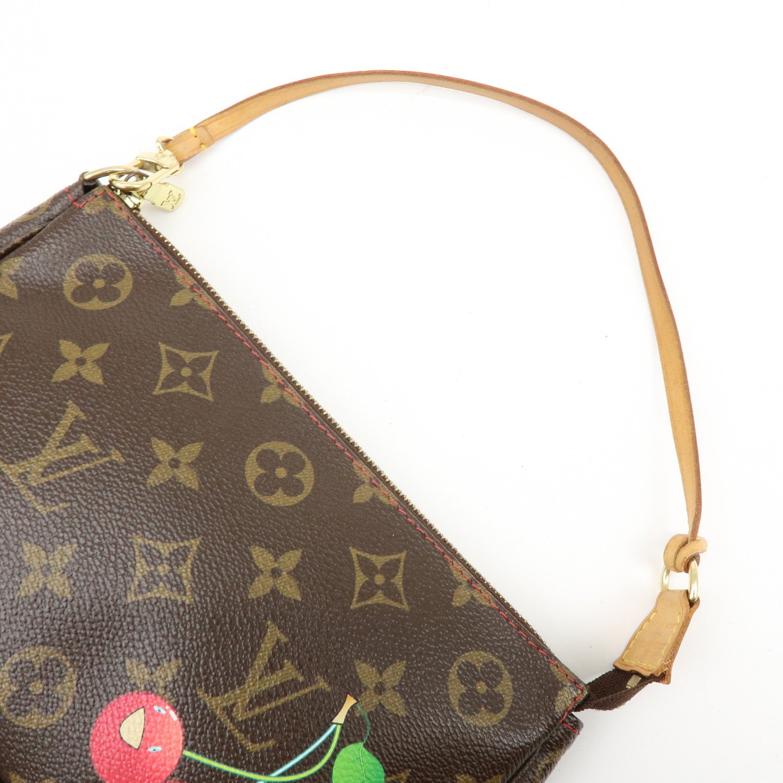 Louis Vuitton Monogram Cherry Pochette Accessoires Pouch M95008