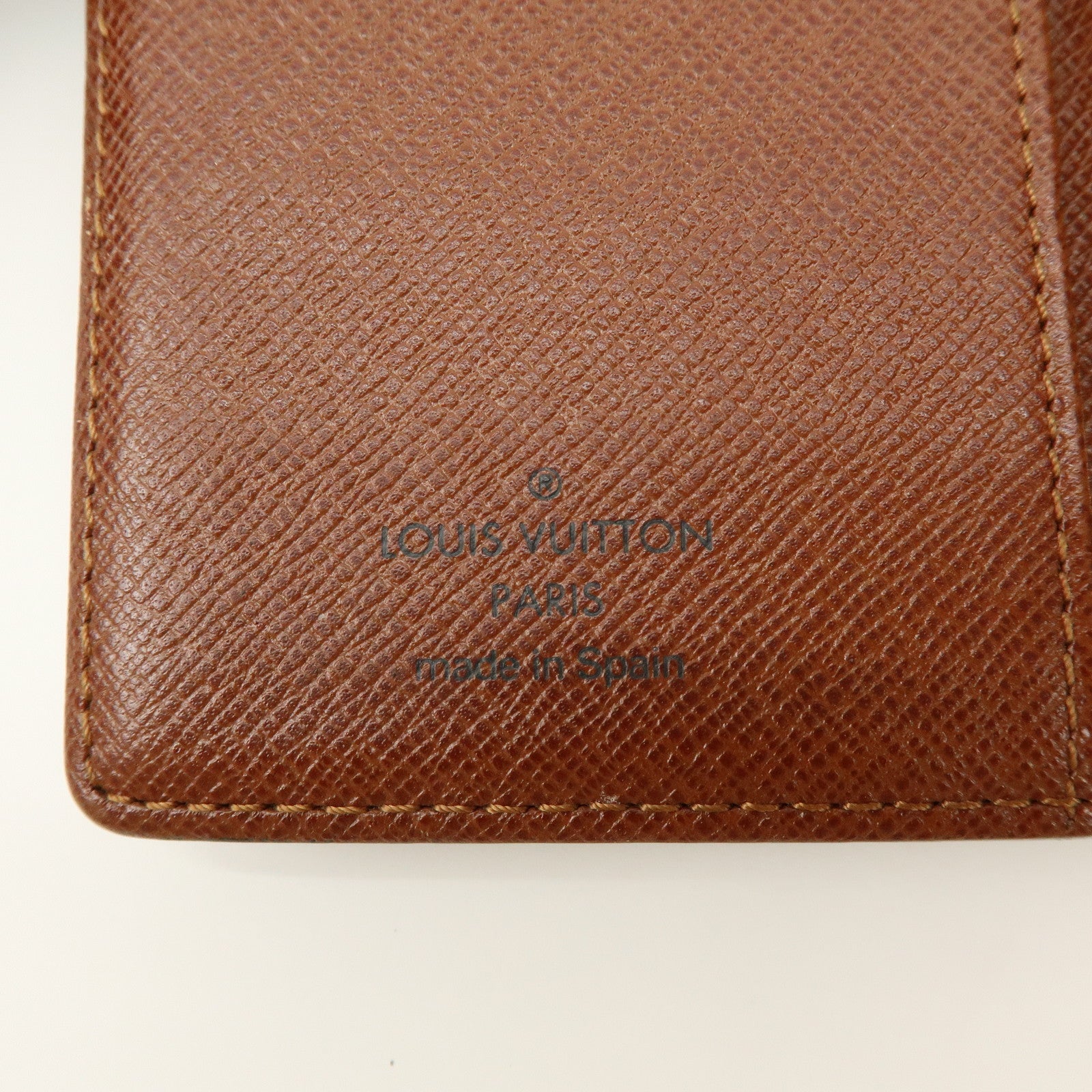 Louis Vuitton Monogram Agenda PM Planner Cover Brown R20005