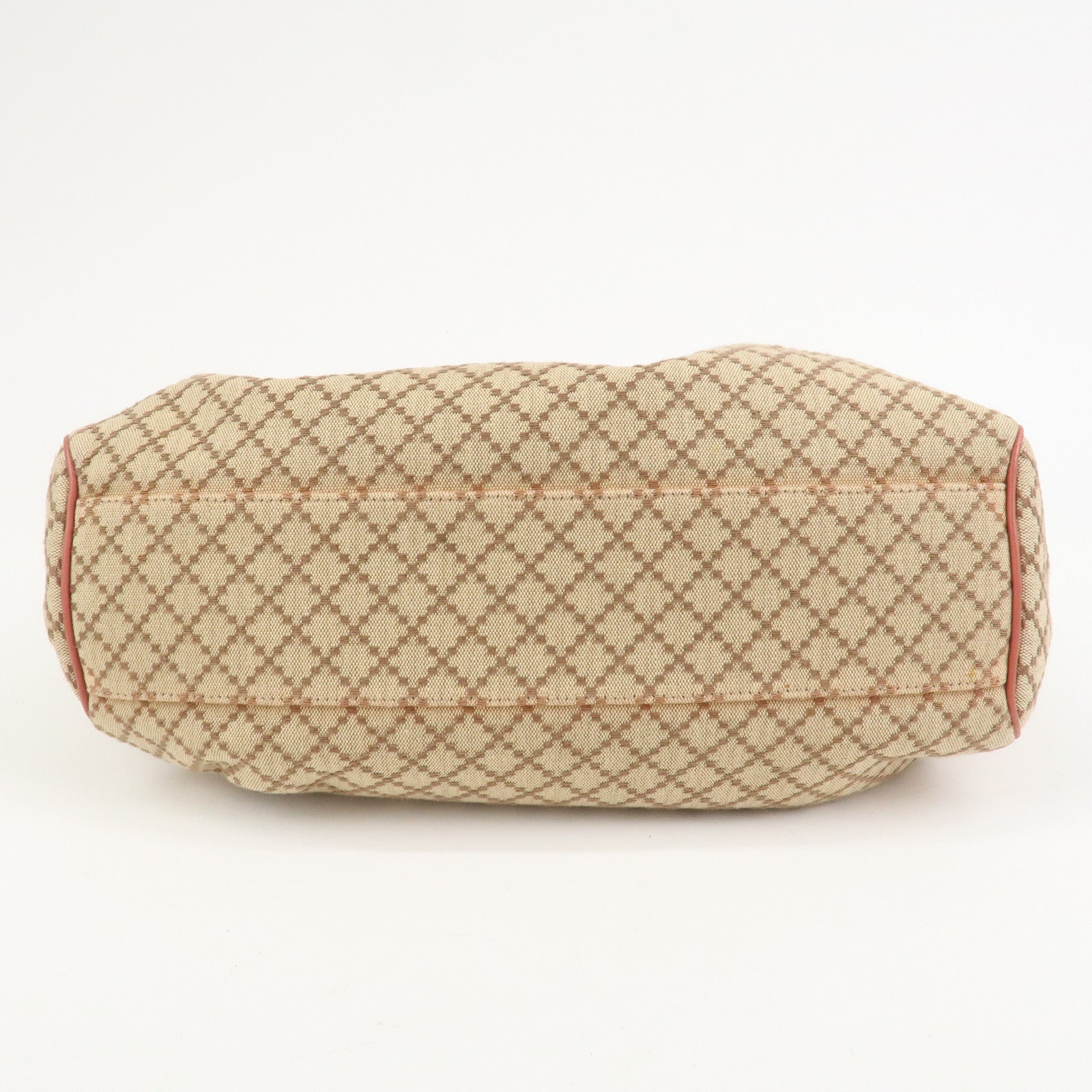 GUCCI Diamante Sukey Interlocking G Tote Bag Hand Bag Brown 211944