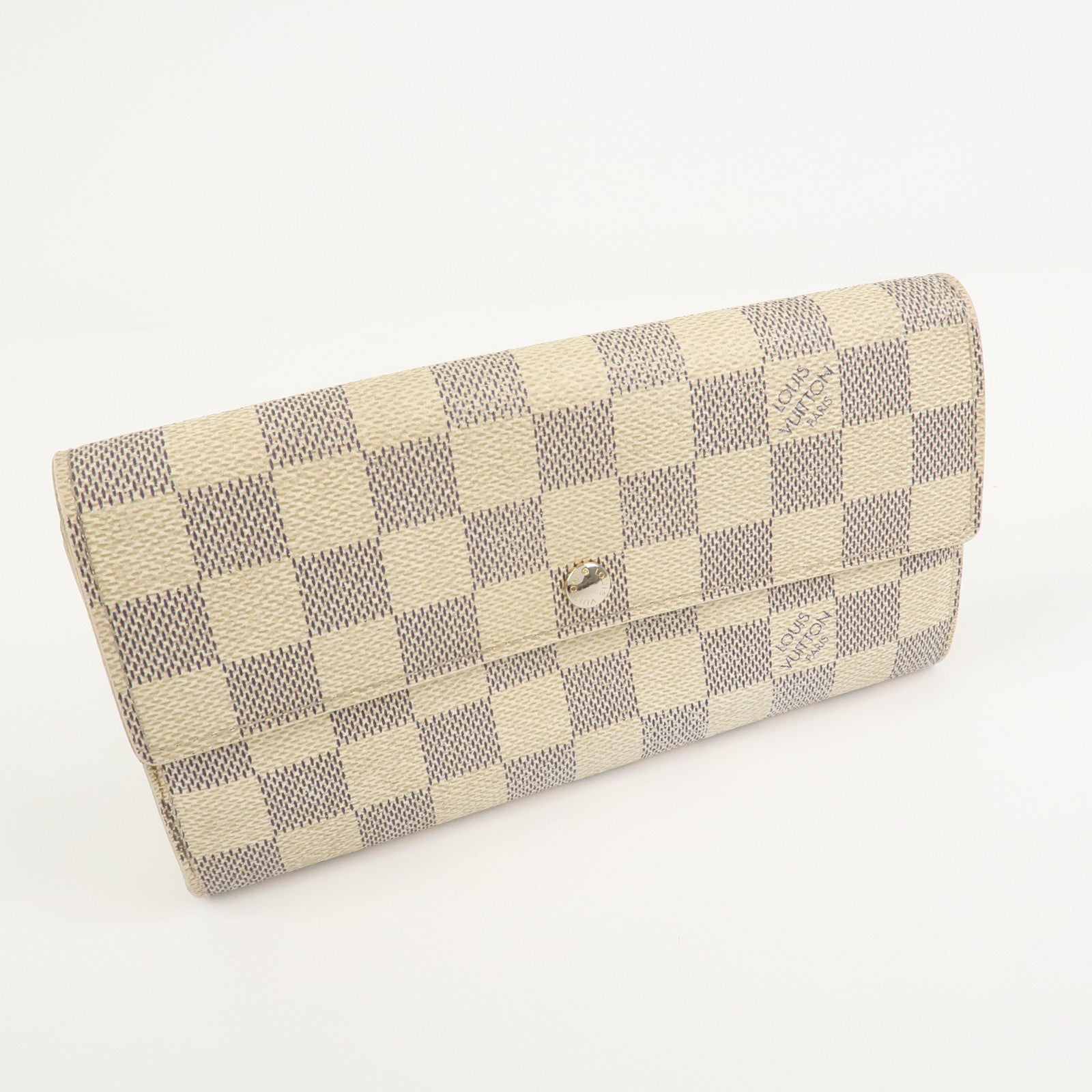 Louis Vuitton Damier Azur Portefeuille Sarah Long Wallet N61735
