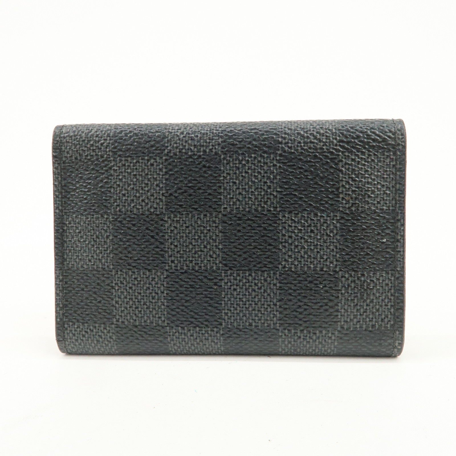 Louis Vuitton Damier Graphite Multicle 6 Key Case Gray Black N62662