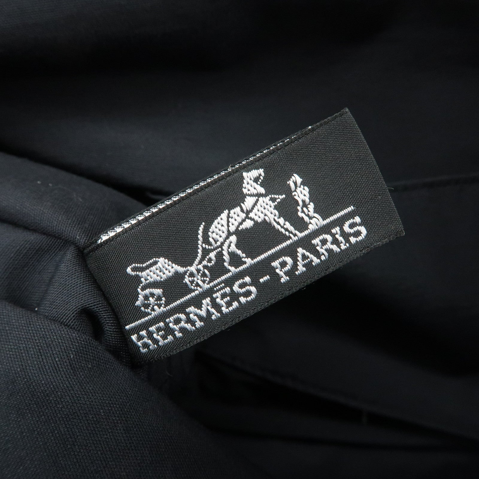 HERMES Canvas Bolide Pouch GM Cosmetic Pouch Makeup Bag Wine Red