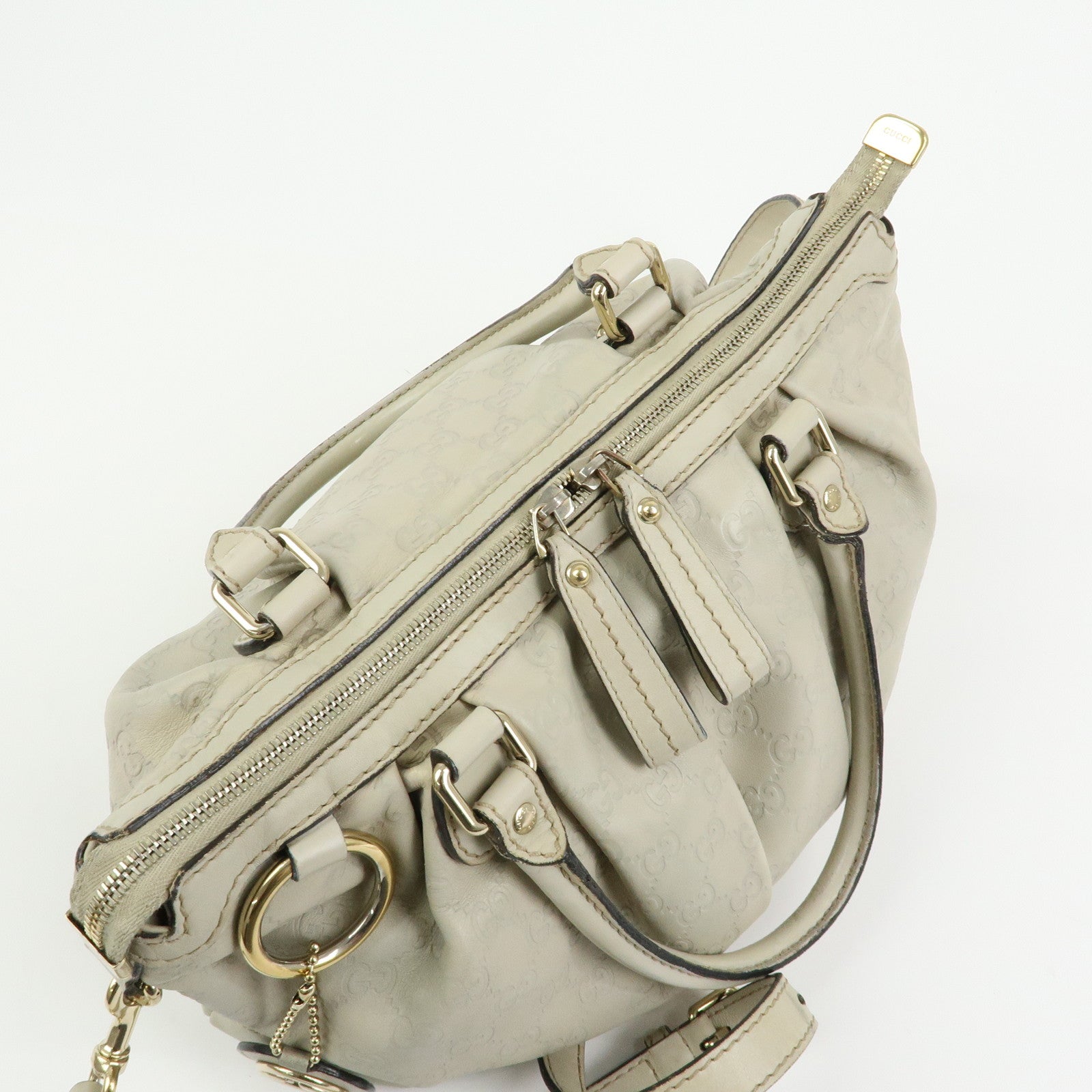 GUCCI Sukey Interlocking G Guccissima Leather 2Way Hand Bag 247902