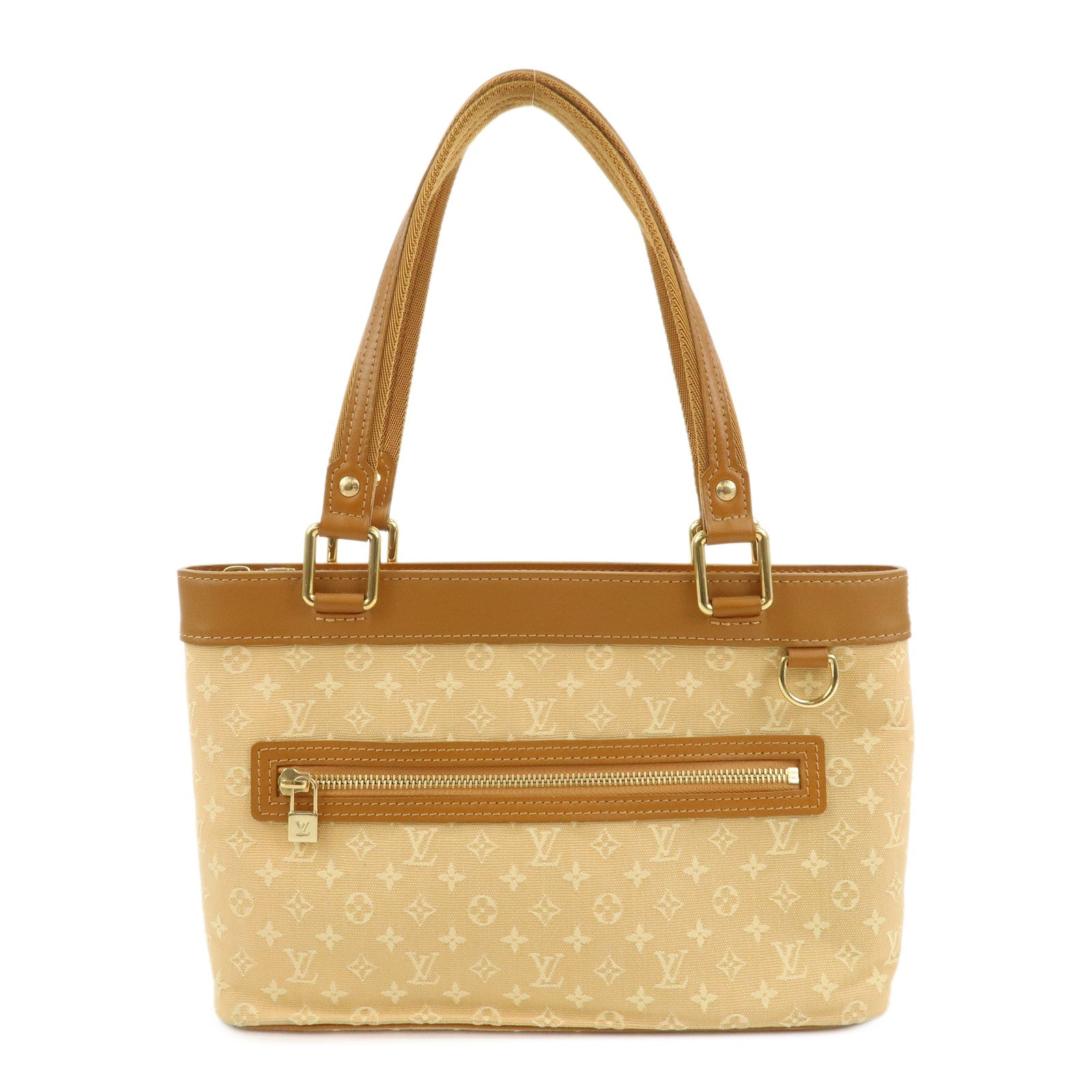 Louis Vuitton Monogram Mini Lucille PM Hand Bag Beige M92684