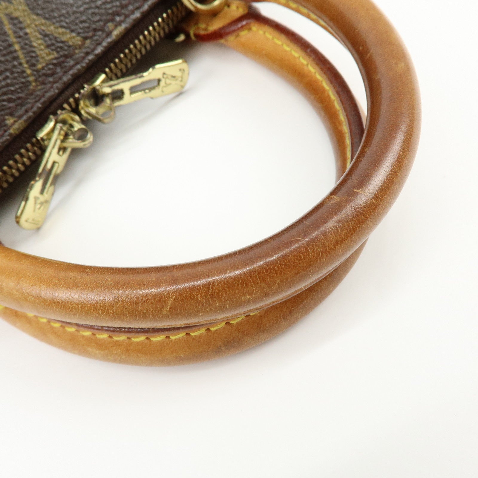 Louis Vuitton Monogram Alma Hand Bag Brown M51130