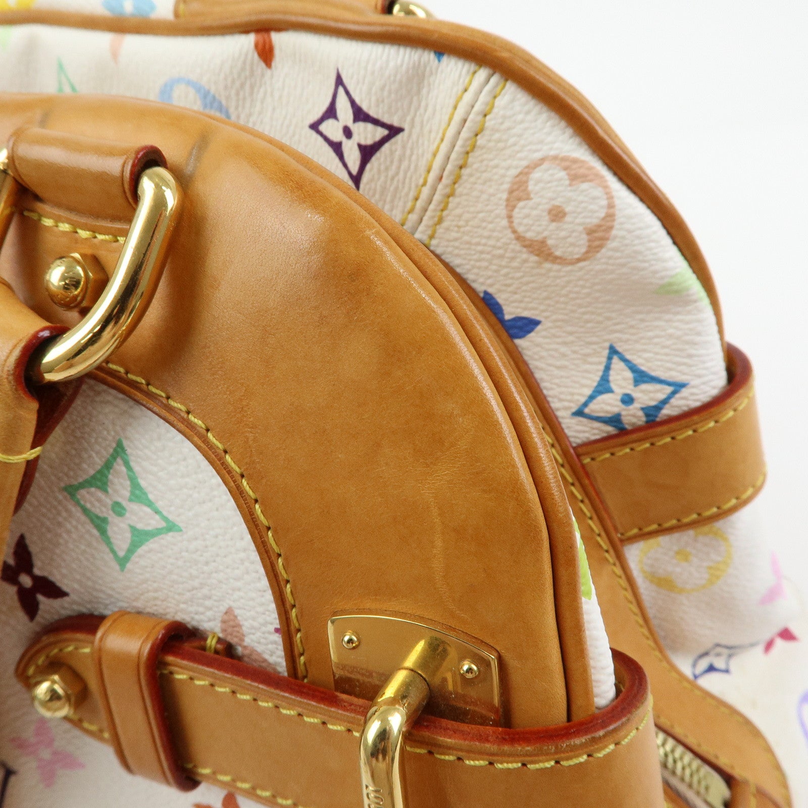Louis Vuitton Monogram Multicolor Claudia Hand Bag Blanc M40193