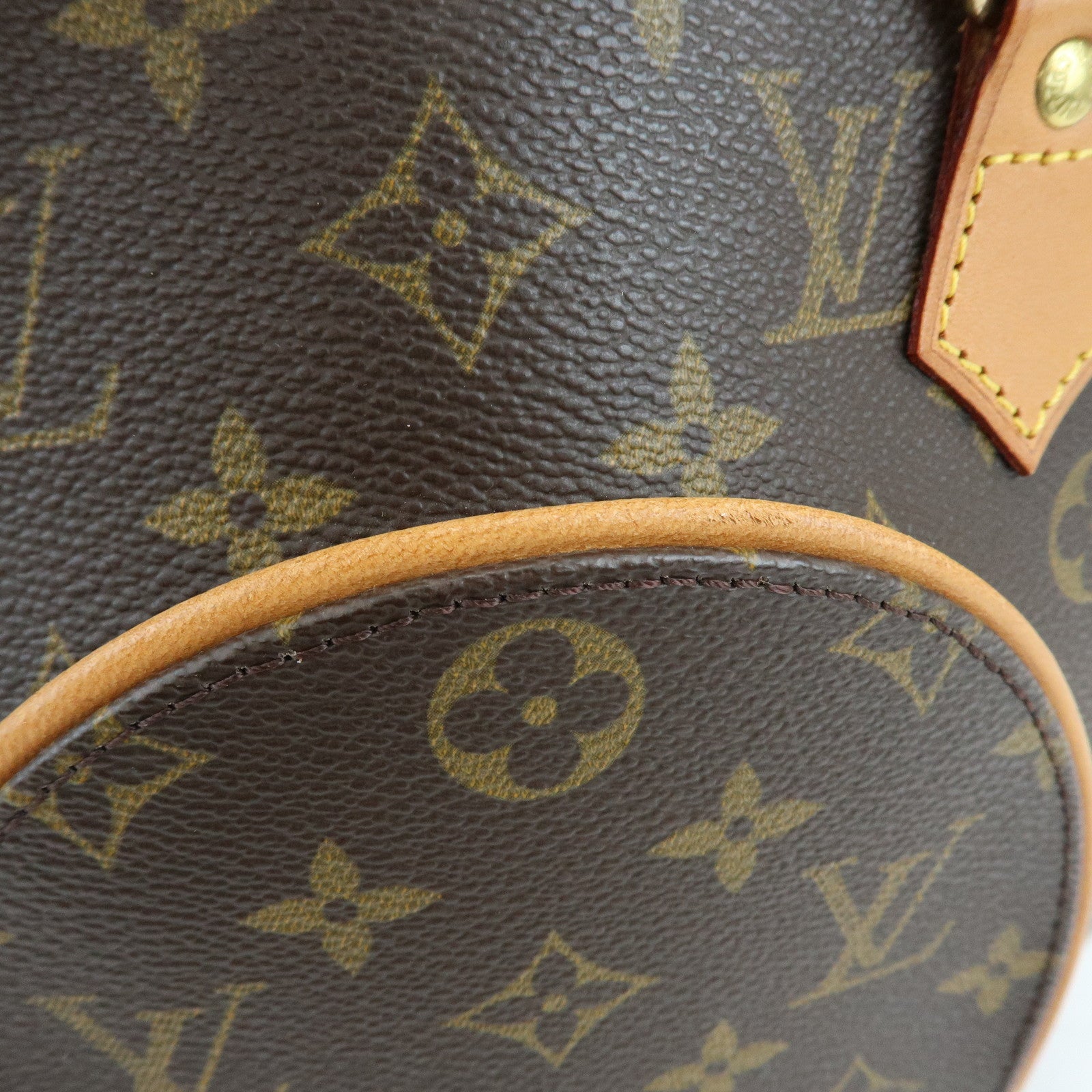 Louis Vuitton Monogram Ellipse PM Hand Bag Brown M51127