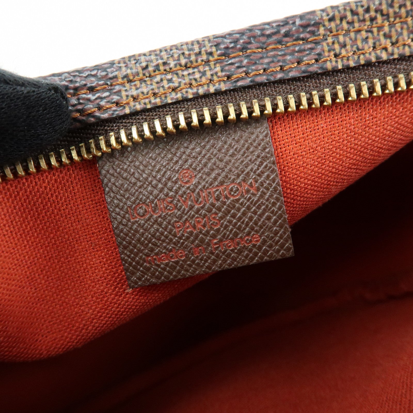 Louis Vuitton Damier Trousse Makeup Accessory Pouch Brown N51982