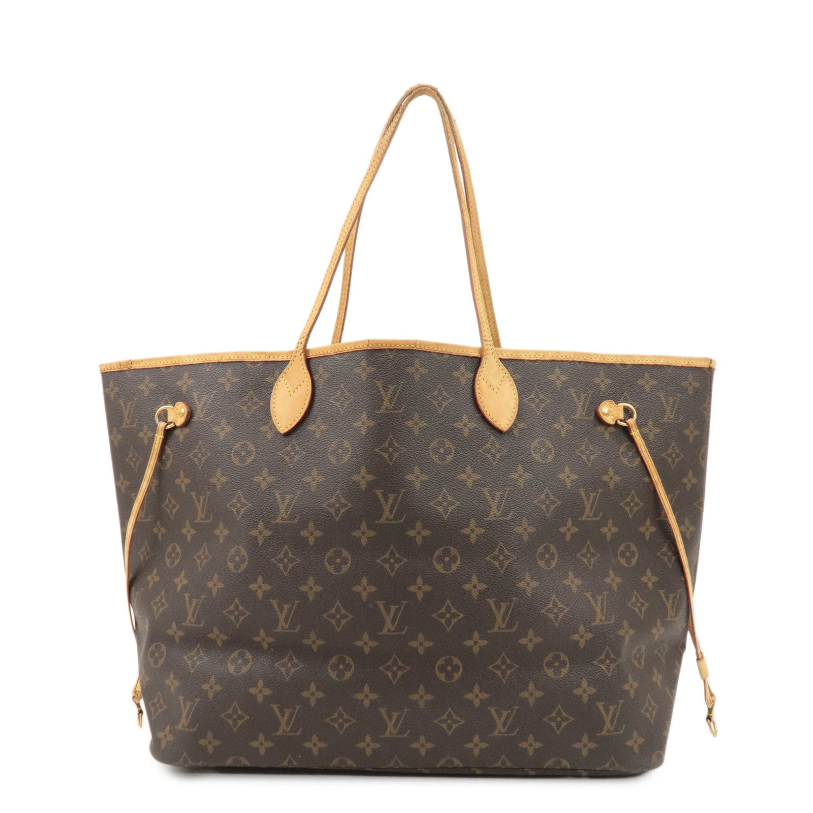 Louis Vuitton Monogram Neverfull GM Tote Bag Brown M40157 Used