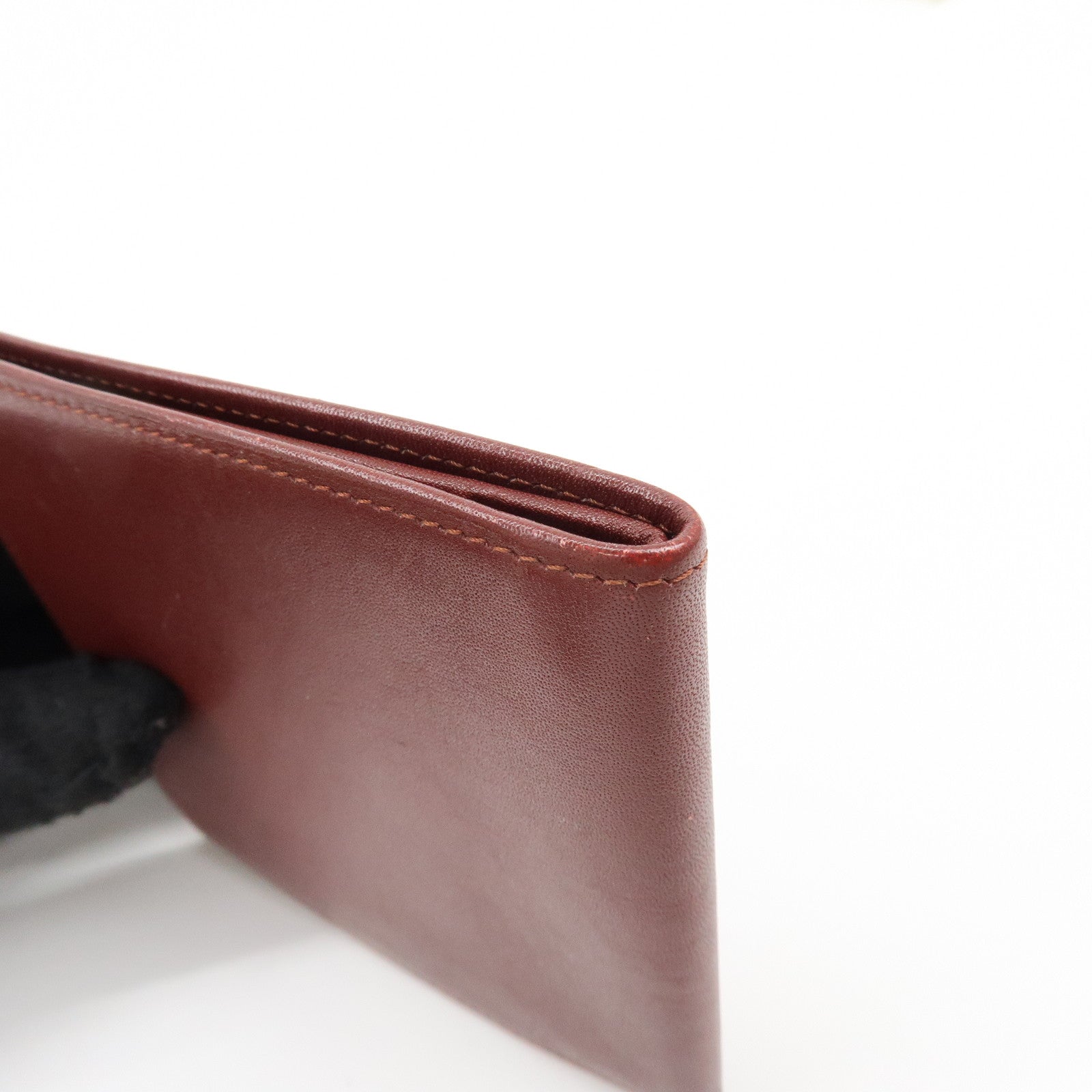 Cartier Must de Cartier Set of 2 Leather Compact Wallet Bordeaux