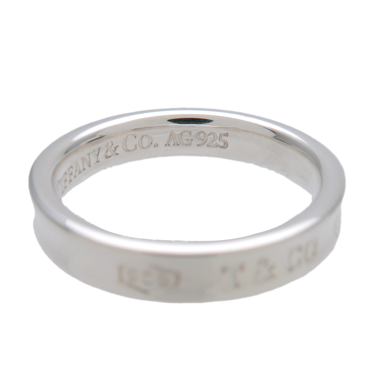 Tiffany & Co 1837 Narrow Ring Small SV925 Silver US7 EU54 HK13.5