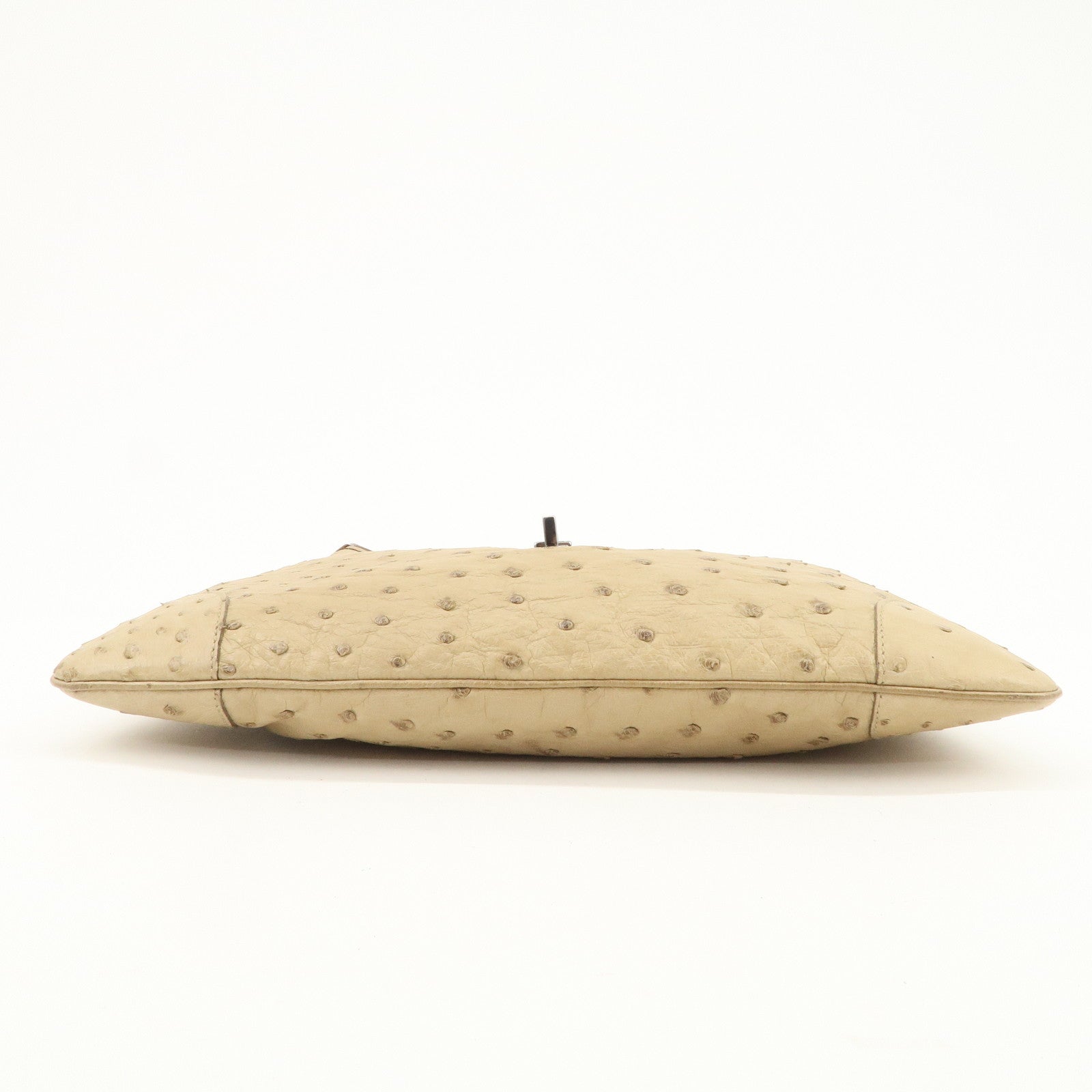 GUCCI Kandensky Leather Shoulder Bag Hand Bag Beige 001・4057