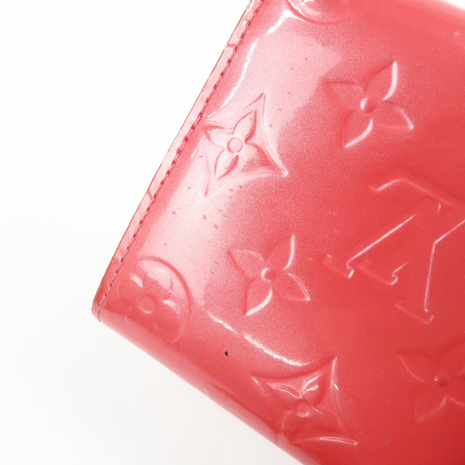 Louis Vuitton Vernis Porte‑Feuille Sarah Long Wallet Pink M9140F