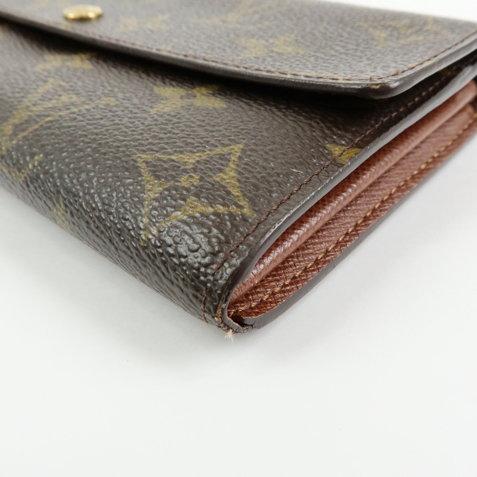 Louis Vuitton Monogram Porte Monnaie Credit Long Wallet M61726