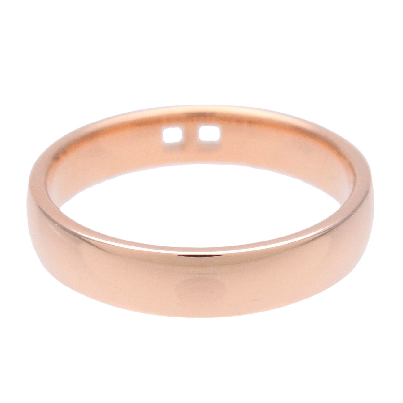 HERMES Ever Hercules 11P Diamond Ring K18PG Rose Gold US4.5 EU48
