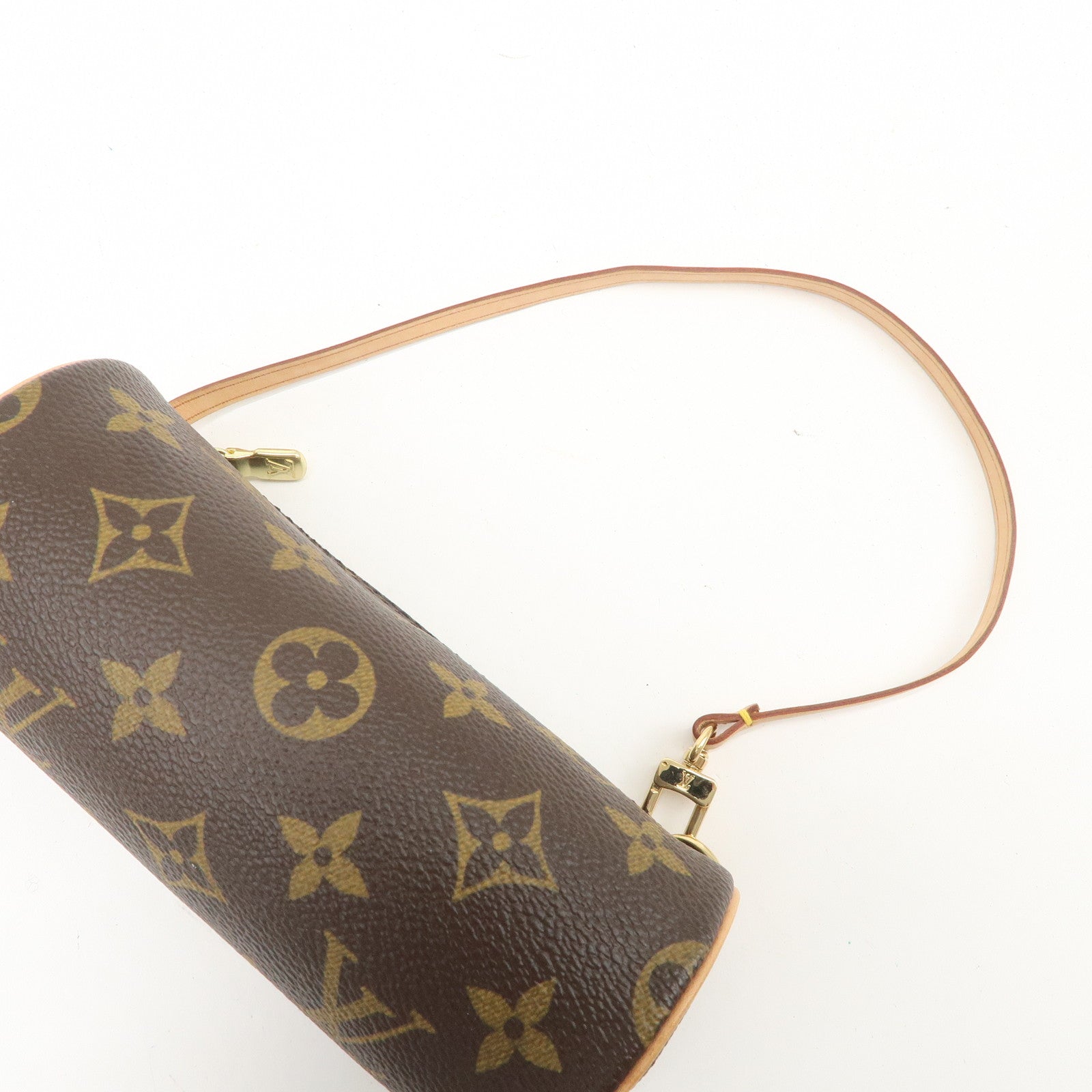 Louis Vuitton Mini Pouch for Papillon Bag New Style Brown