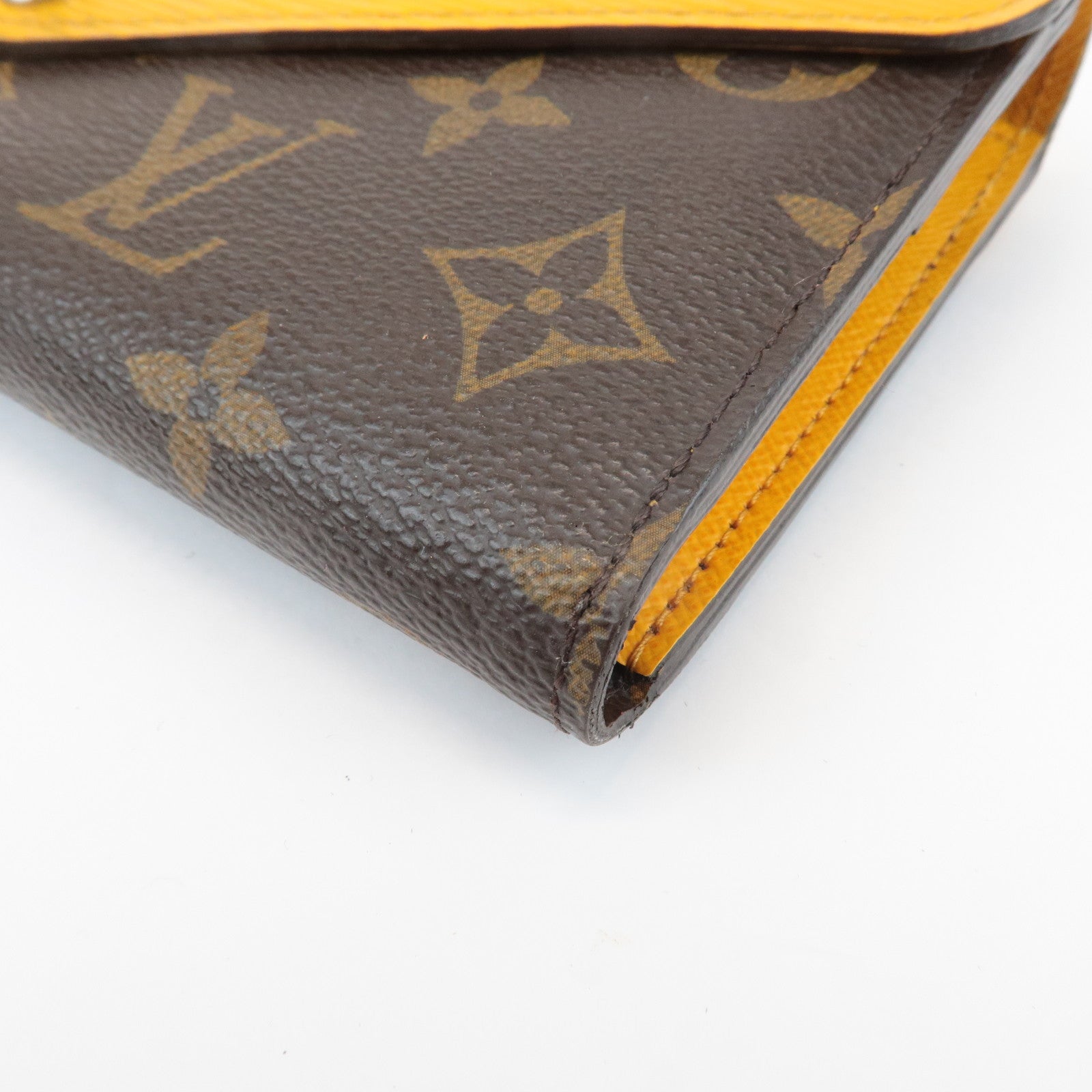 Louis Vuitton Monogram Epi Portefeuille Marie Louron Yellow M60506 Used
