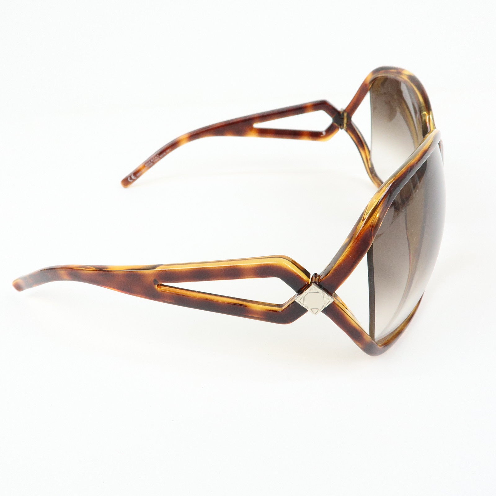 Christian Dior Canage Madrague Plastic Sunglasses Brown 64□16 120