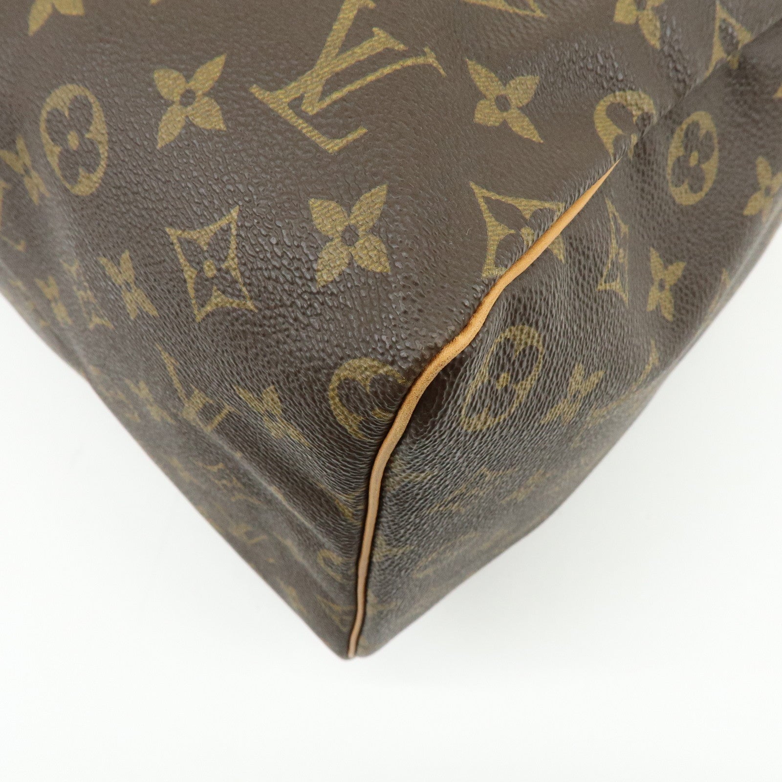 Louis Vuitton Monogram Speedy 40 Hand Bag Boston Bag Brown M41522