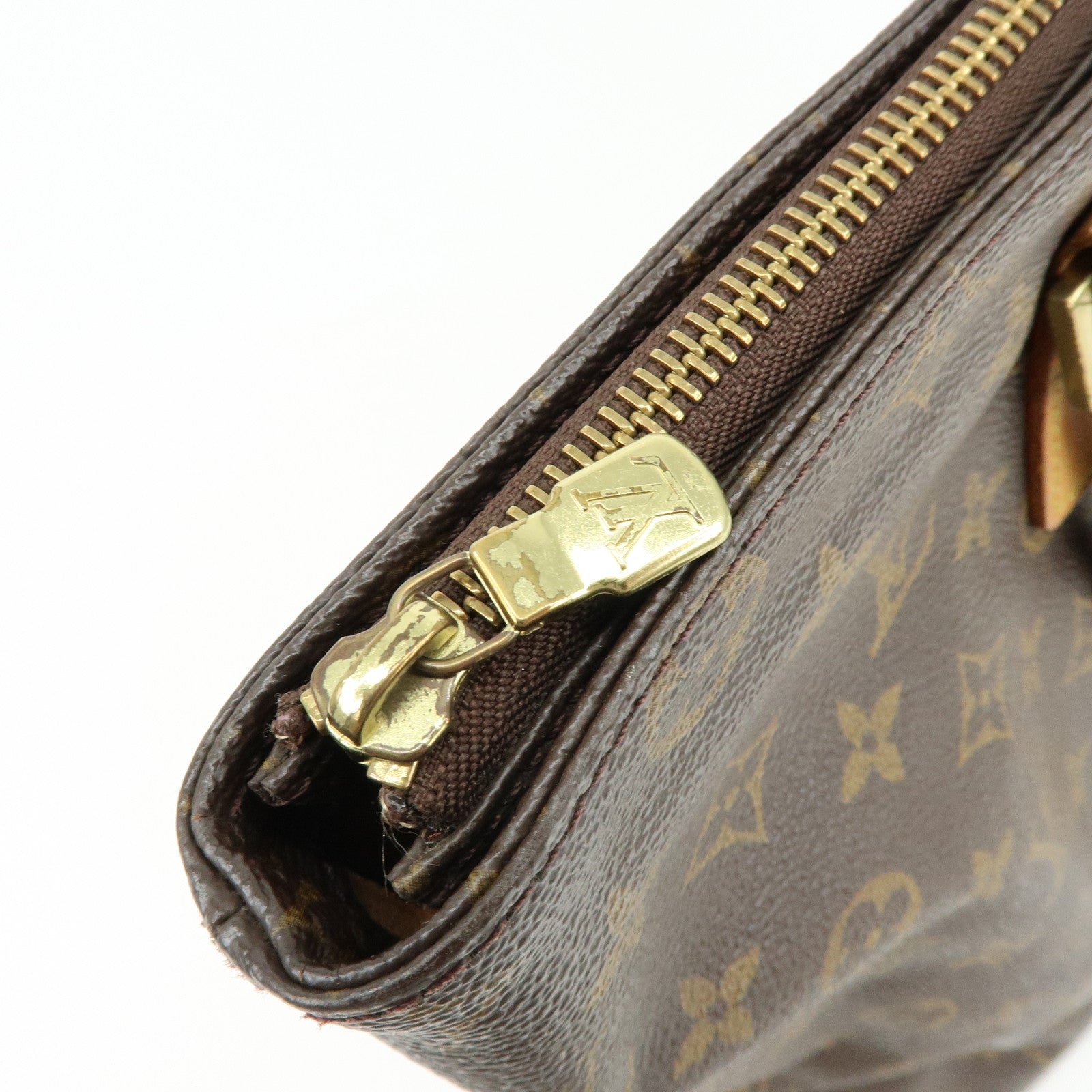 Louis Vuitton Monogram Cabas Mezzo Tote Bag Shoulder Bag M51151